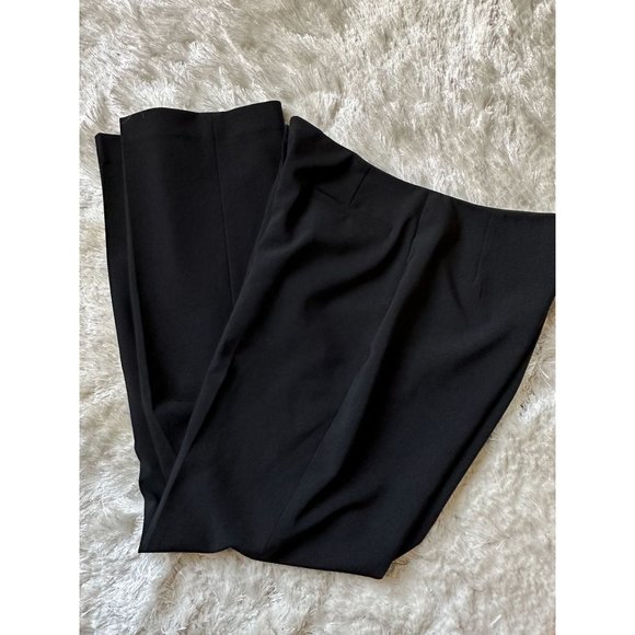 Willi Smith black flat front stretch pants sz 8 - Picture 2 of 5